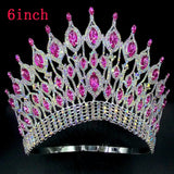 Miss Universe Wedding Crown Queen Rhinestone Tiara Party
