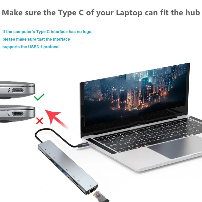 USB C Docking Station USB C Hub Multiple