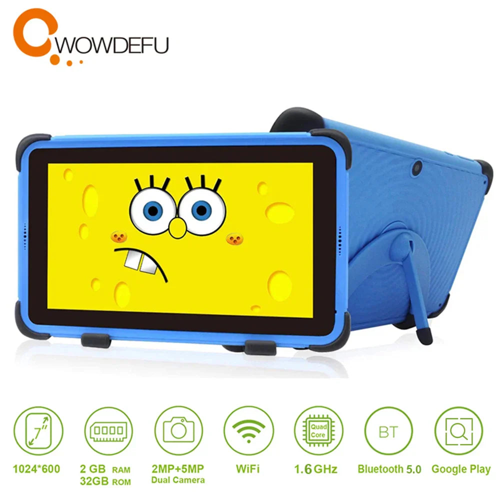 CWOWDEFU 7" Kids Tablet Android 11 2GB 32GB