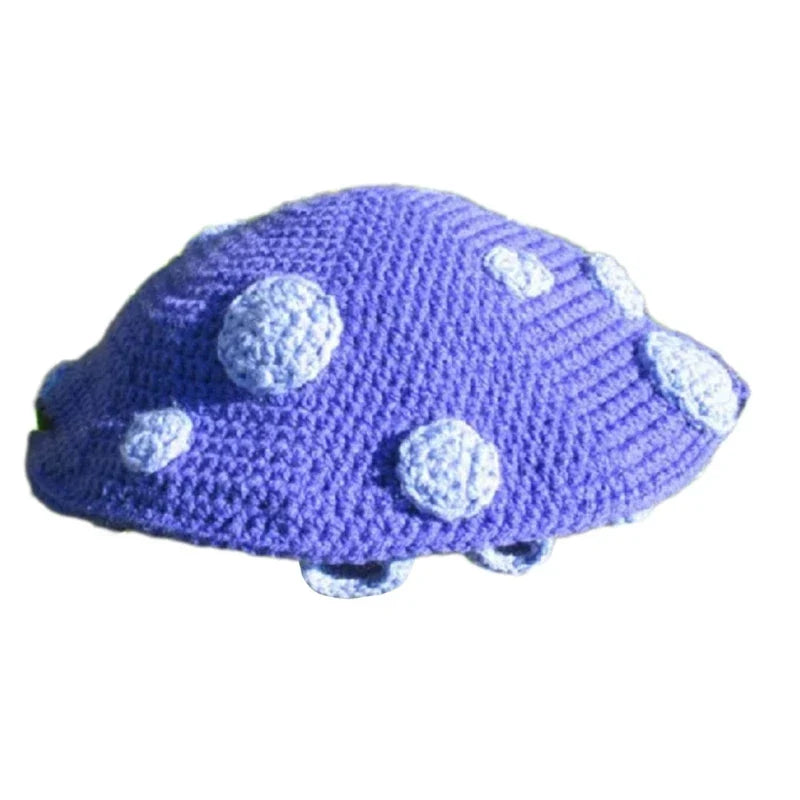Fun Slouchy Mushroom Costume Hats Halloween Gift Warm