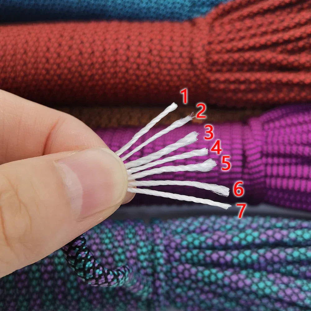 5 Meters Dia.4mm 7 stand Cores Paracord for