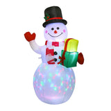 2.4M Christmas Inflatable Outdoor Doki Toy LED Light