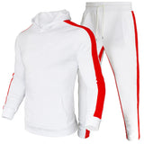 Mens Fashion Tracksuit Hoodies and Black Sweatpants High