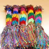 100Pcs/Set Bulk Wholesale Random Colorful Rope Rainbow Color