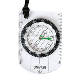Outdoor Camping Hiking Transparent Plastic Compass Compass Proportional