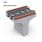 City Train Track Building Block Set 100PCS Soft