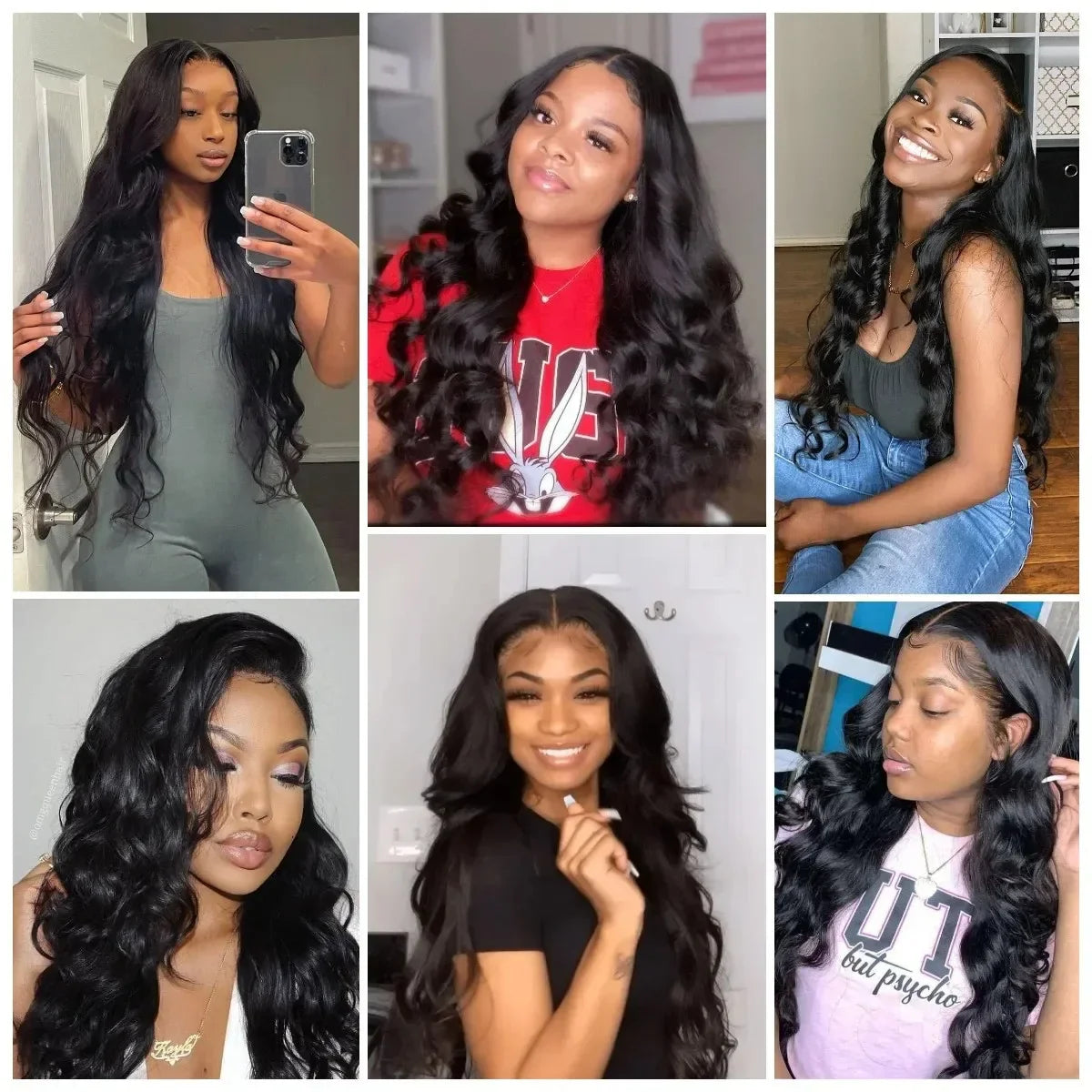 Body Wave Human Hair 3 Bundles With 4x4