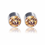 Weight Loss Magnet Earring Zircon Crystal Strong Magnetic