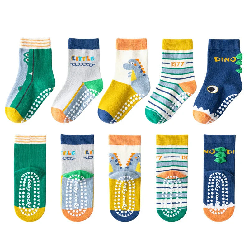 Children's Cotton Non-slip Socks Dispensing Floor Socks Middle
