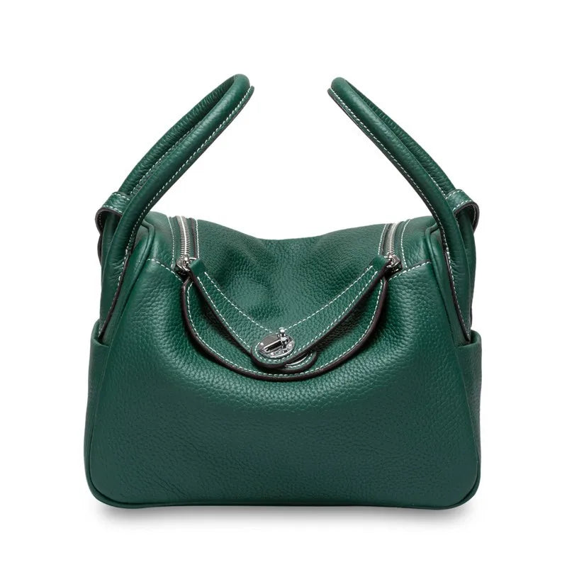 100 Cow Leather Lady Lindi Bag Brand Shoulder