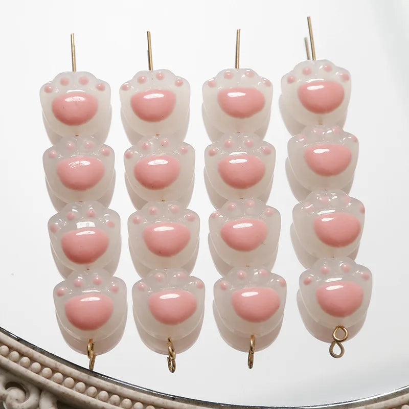 10pcs Cartoon Jelly Color Drop Oil Cat Claw