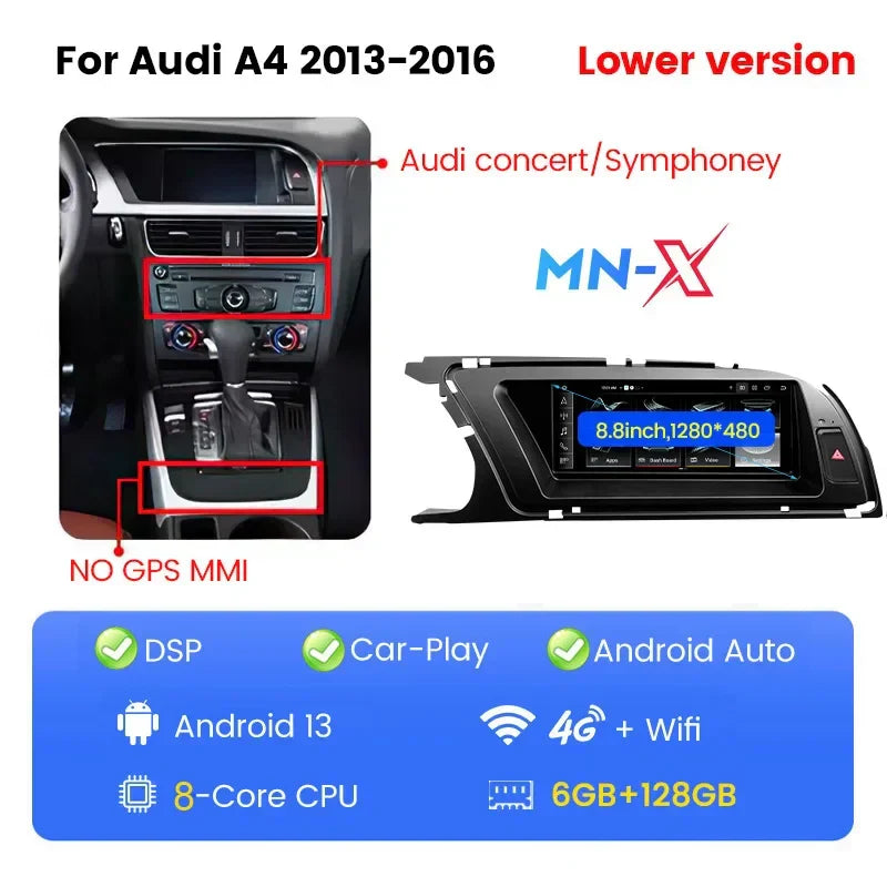 Android 13 CarPlay Auto Radio Intelligent System