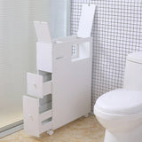 Toilet Side Cabinet 4 Layer Narrow Storage Cabinet