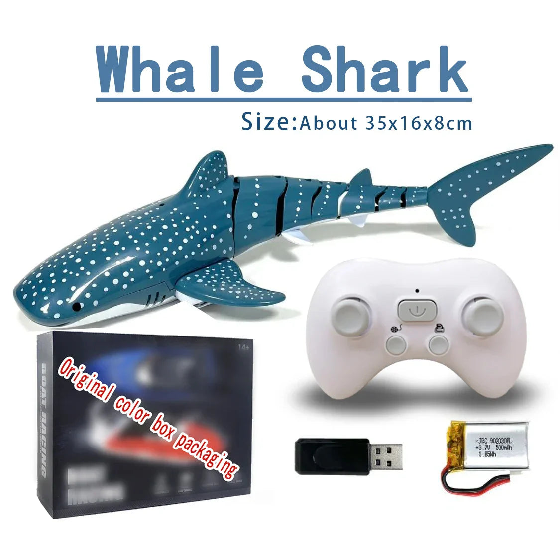 Robot Whale Shark Toy Kids Snake Remote Control