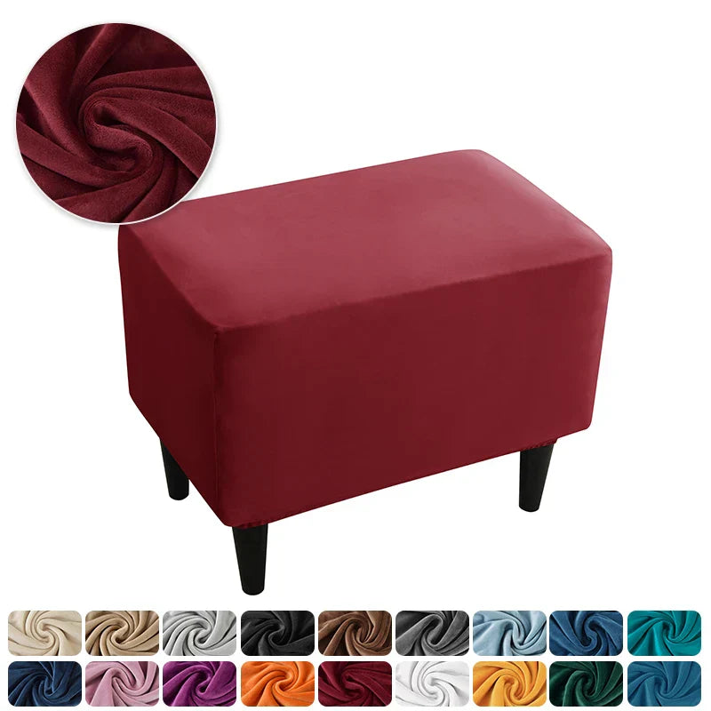 Velvet Wingback Chair Covers Stretch Wing Armchair Cover