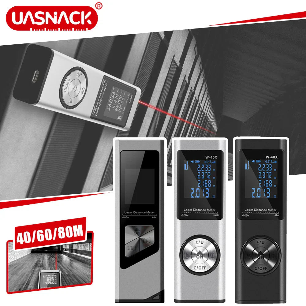 Laser Distance Meter Rangefinder Laser Tape Measure Digital