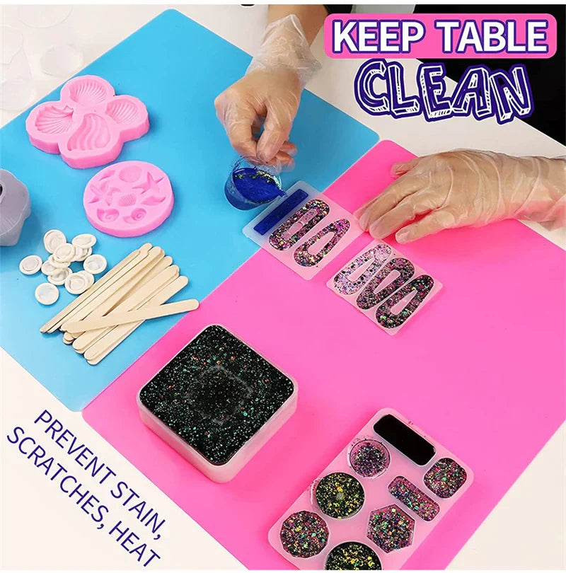 High Quality 50X4060X40cm Large Silicone Table Mat Waterproof