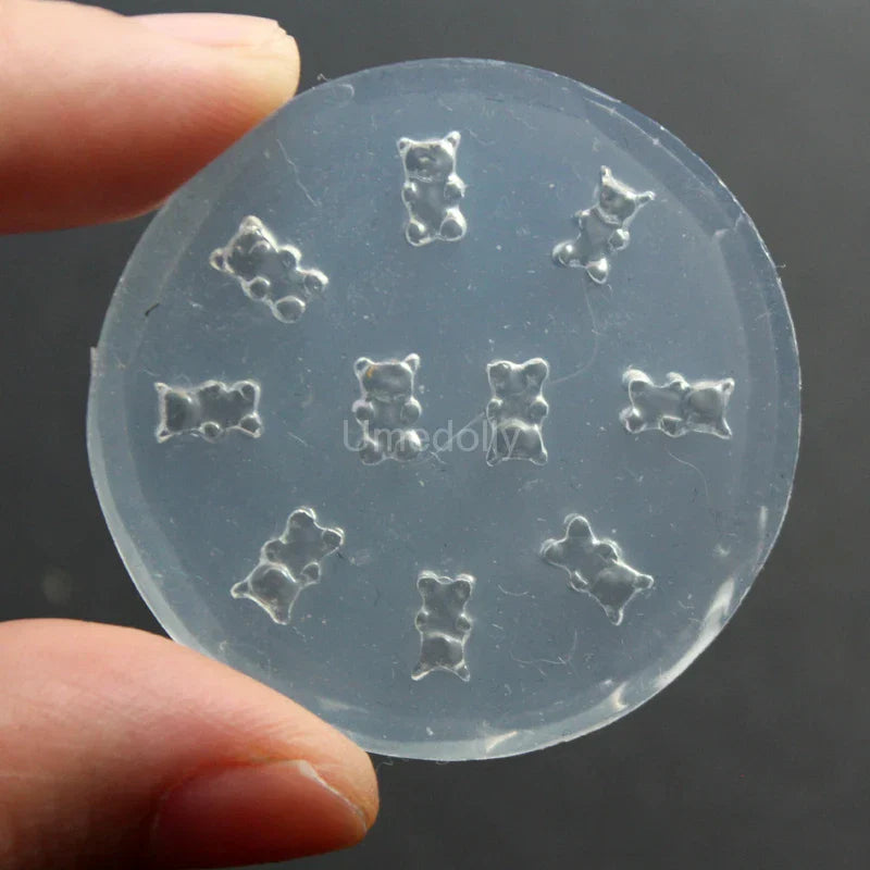 1PCS Silicone Miniature Mini Gummy Candy Mould 1/12