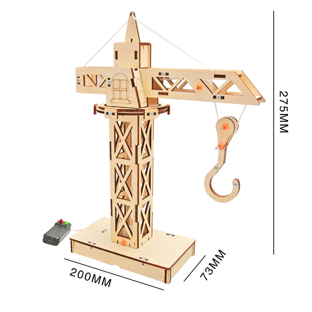 Electric Tower Crane Model Kids Science Toy STEM