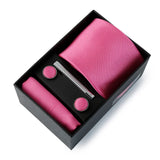 Top Quality Classic Business Ties Hanky Cufflink Clips