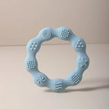 Cute Baby silicone ring teether Baby oral care