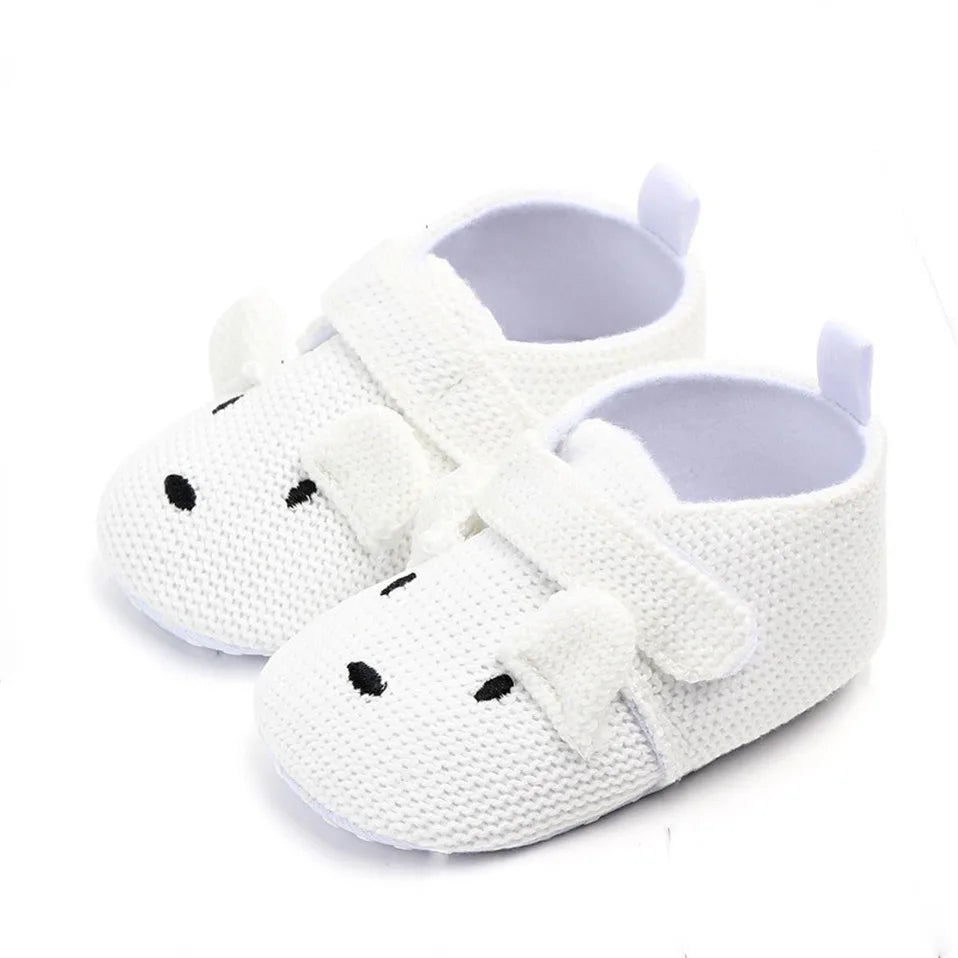 Adorable Infant Slippers Toddler Baby Boy Girl Knit