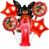 Rabbit Theme Birthday Party Decoration Cartoon Animal Panda