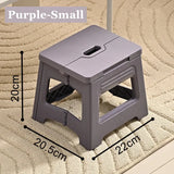 Plastic Folding Stool, Outdoor Foldable Beach Chair, Ultralight