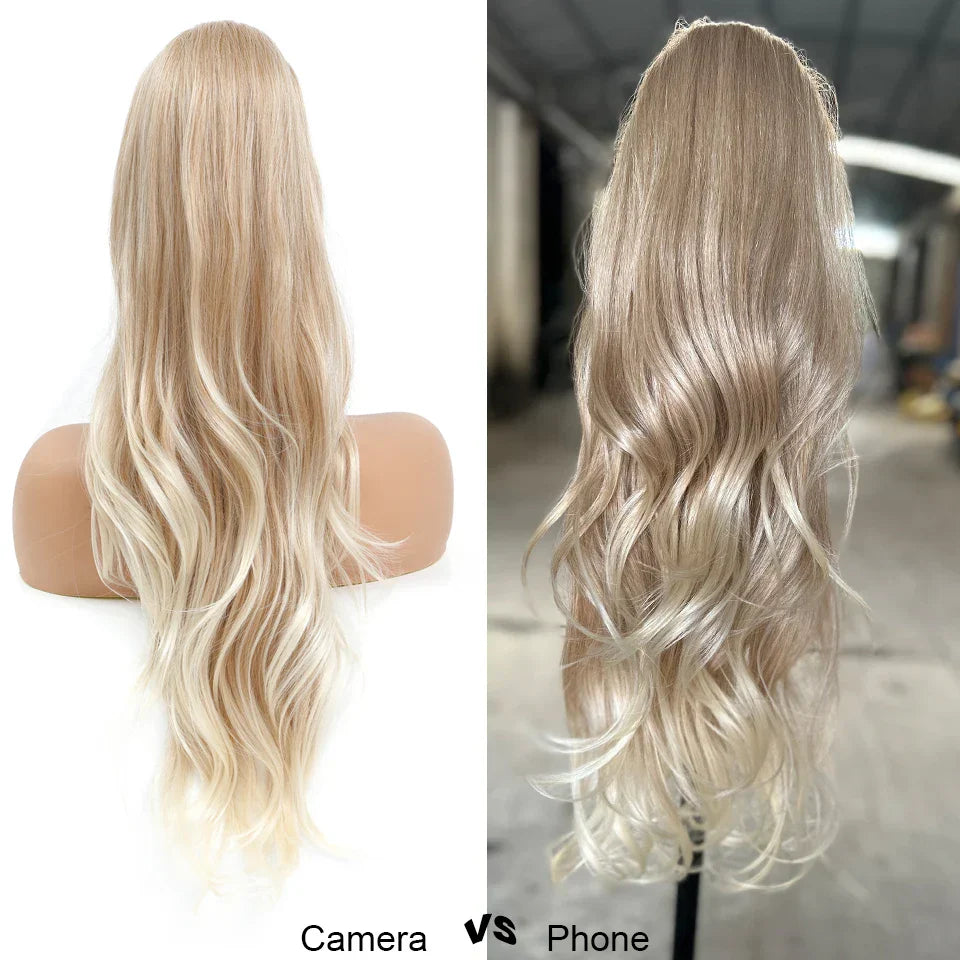 Gladys Weave Ponytail Extensions Synthetic Long 28 Inches