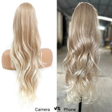 Gladys Weave Ponytail Extensions Synthetic Long 28 Inches