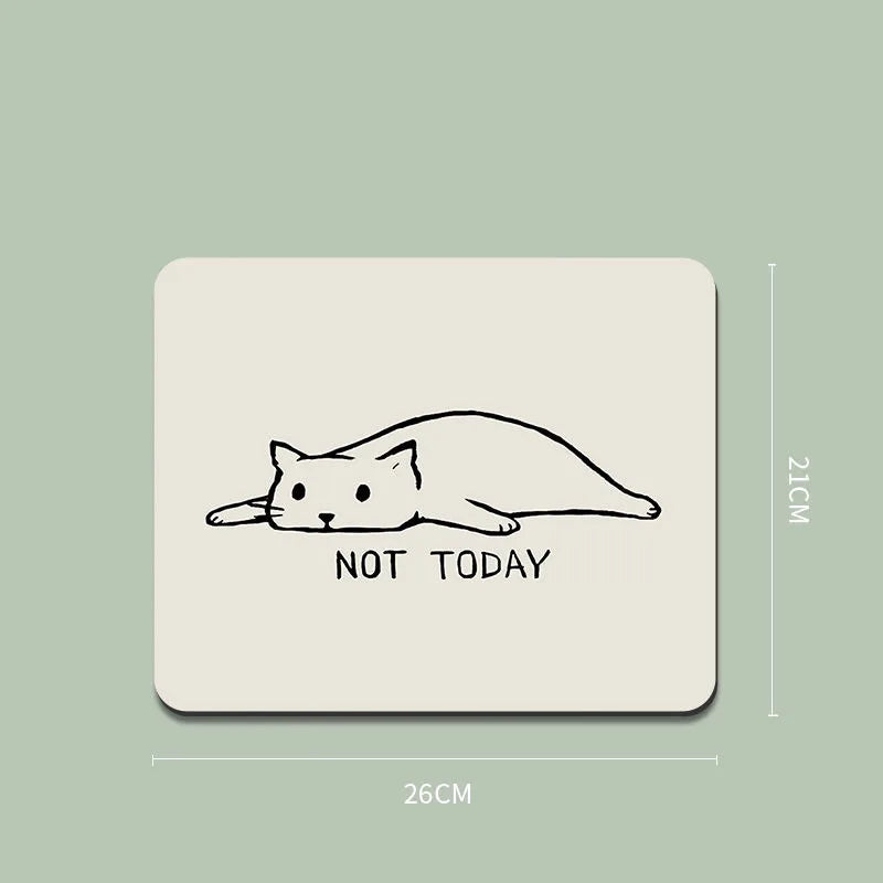 Mouse Mat Cat Mause Pad Cute Cartoon Gaming