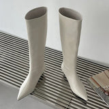 New Brown High Modern Boots For Women Female