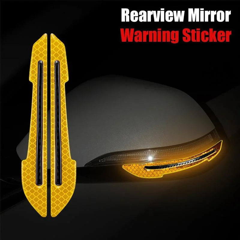 2PCS Car Bumper Reflective Strips Safety Warning mark