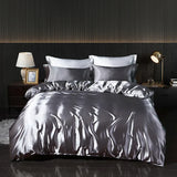 Luxury Gold Mulberry Silk Bedding Set Comforter Quilt