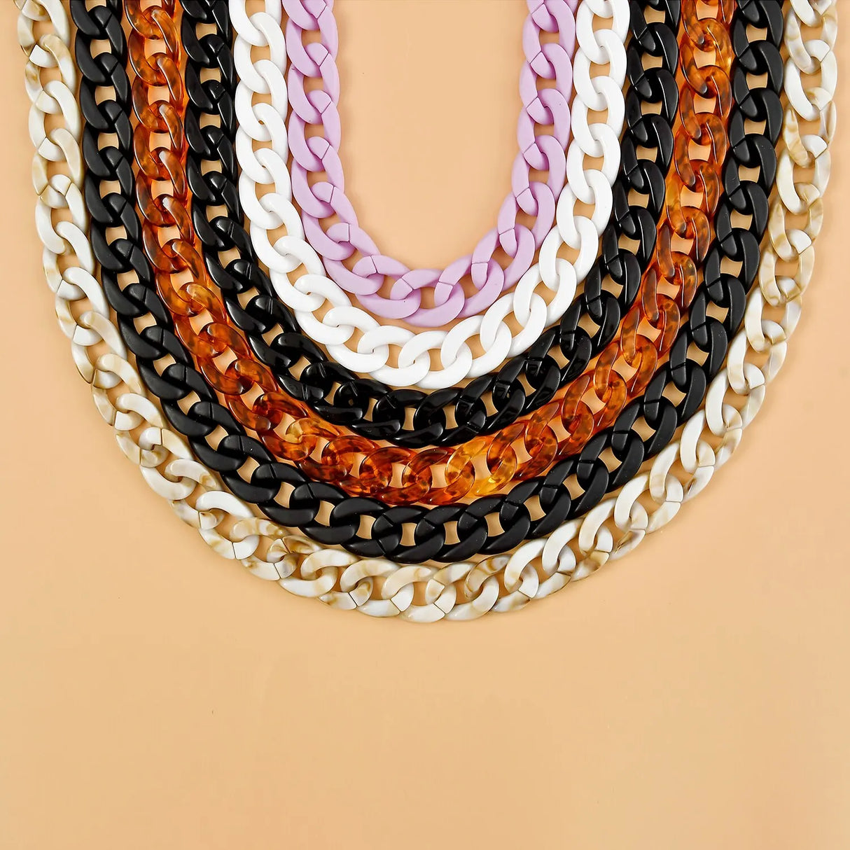 Multicolored Acrylic Bag Chain Bracelet Shoulder Chain Resin