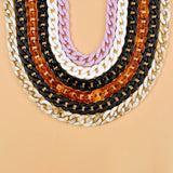 Multicolored Acrylic Bag Chain Bracelet Shoulder Chain Resin
