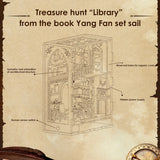 DIY miniature doll house book corner set 3D