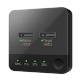 USB 3.1 M.2 SATA NGFF Dual-Bay SSD Enclosure