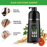 200/400ml Black Dyed Shampoo Black Hair Dye Herbal