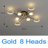 Modern Pendant Light LED Nordic Lamp Gold Black