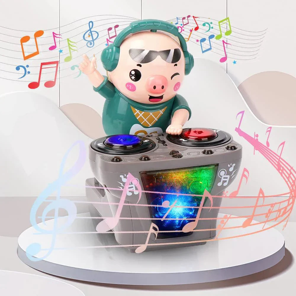 Electronic DJ Light Music Dancing Pig Toy Musical
