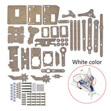 SG90 4 DOF Unassembly Acrylic Mechanical Arm Bracket