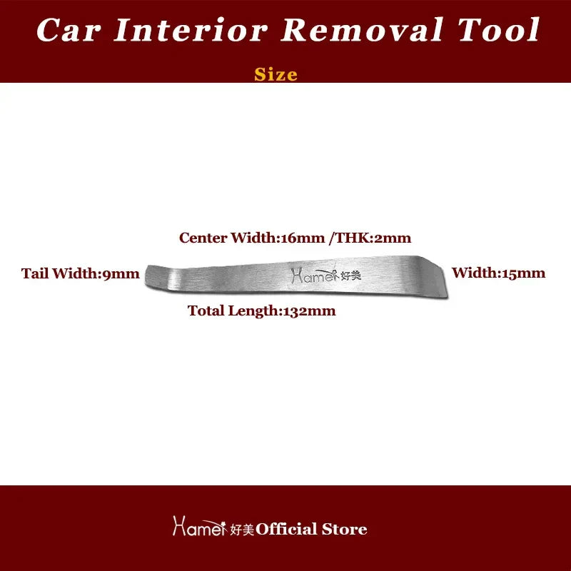 S6 Metal Steel Car Disassembly Pry Plate Bar