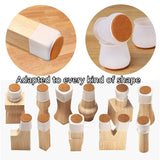 24pcs Silicone Desk Chair Leg Protectors with EVA