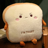 New 1pc 35cm Plush Bread Pillow Cute Simulation