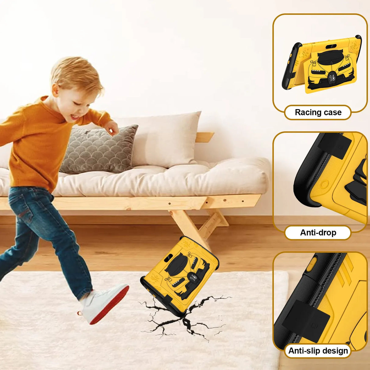PRITOM 7" Android 12 Tablet for Children, 4GB