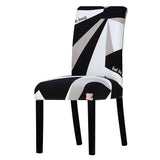 Printed Chair Cover Elastic Seat Chair Covers Removable