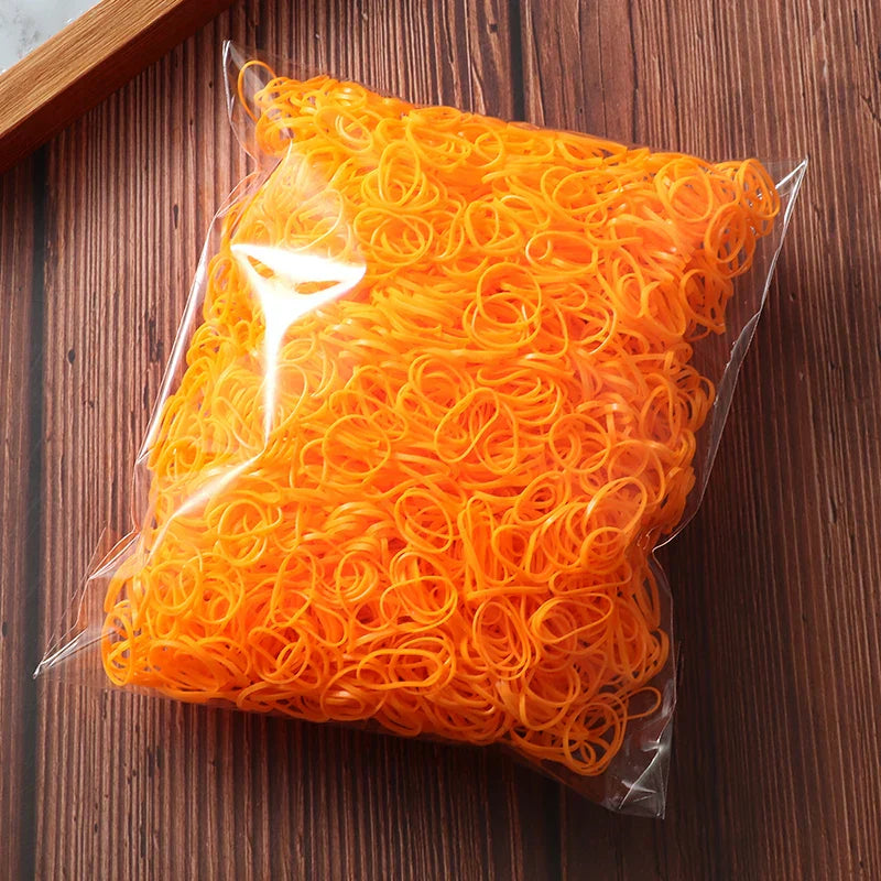 2000 Piece Pack Children's High Elasticity Rubber Band