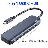 HUB USB C HUB 10Gbps Type-C 3.2 GEN
