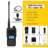 Retevis RA89 Walkie Talkie USB C Charge IP68